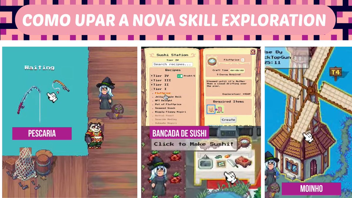 kamilalimpi's tweet image. Fala galera! Com a chegada das atualizações do navio mercante e tbm do cap. 3 a nova skill de exploração se tornou uma ótima forma de fazer coins e tbm é necessária para as tasks, então vamos aprender como upar da melhor forma! 
Tutorial: youtu.be/8D2rgAjtU_o?si…
#pixelcreator