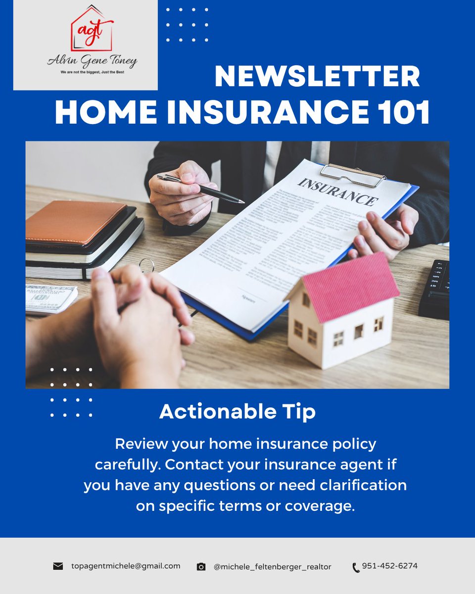 chllbby's tweet image. 🏡✨ This Week’s Real Estate Newsletter is Here! ✨
Protect what matters most — your home! 

📞 951-452-6274
📧 topagentmichele@gmail.com

#RealEstateNewsletter #HomeInsurance101 #MorenoValleyRealEstate #JustSold #TopAgentMichele #CaliforniaLiving #HomeProtectionTips