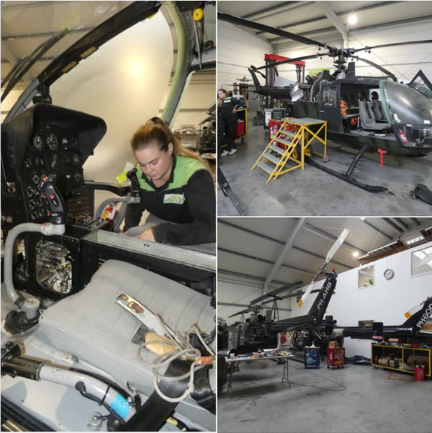 We weten altijd wel raad met uw vliegtuig als dat onderhoud nodig heeft, maar als het gaat om een inspectie van een Bo105-helikopter, is Teuntje onze zeer ervaren specialist.
Zoekt u ook zo’n specialist, bijvoorbeeld voor uw annual of cockpit-update?
=> info@amnetherlands.nl !