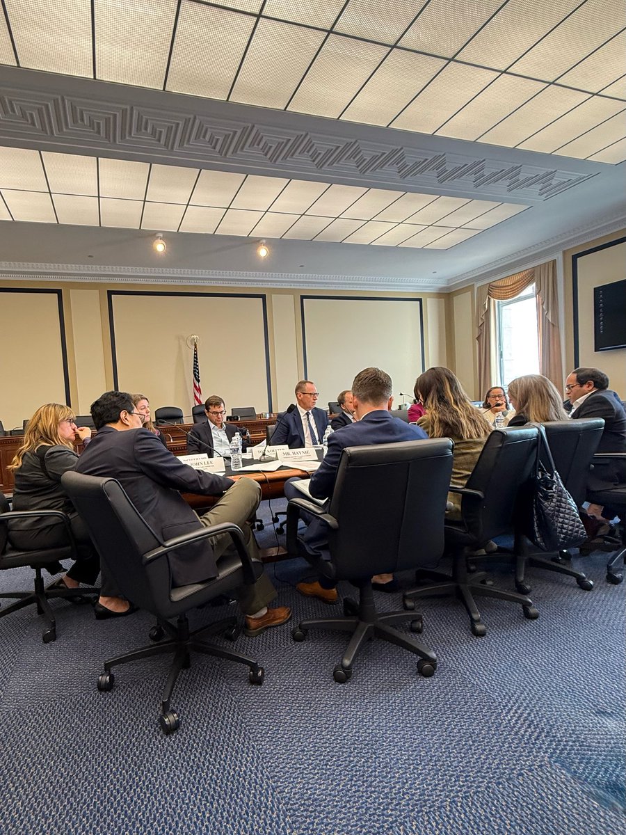 Was pleased to represent <a href="/NEMAupdates/">NEMA</a> at a roundtable hosted by <a href="/repdarrellissa/">Rep. Darrell Issa</a> today to talk about strengthening the Pro Codes Act. The country’s leading Standards Development Organizations are grateful for his leadership on protecting the copyright of standards.