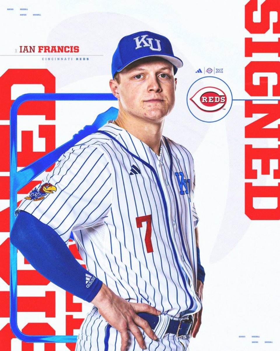 Congrats to Ian Francis, class of 2021, on signing a free agent contract with the Cincinnati Reds! We look forward to seeing you compete at the next level!