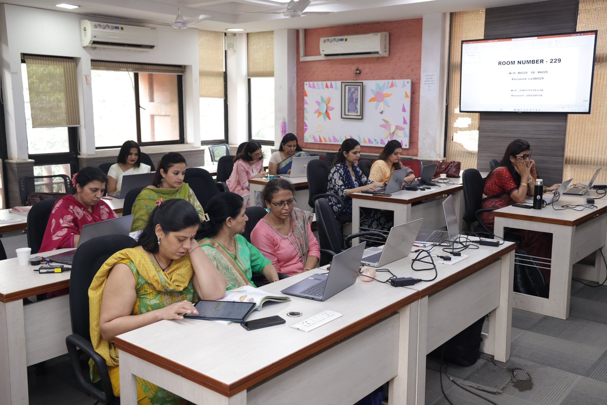 ncert's tweet image. 5-Day Workshop on Accessible Feature Mapping of Sound and Touch Textbooks based on UDL
CIET-NCERT successfully conducted a 5-day workshop from 27th to 31st October 2025, focused on making the textbooks of Class III — “Bansuri-1” (Hindi and English Mediums), “Maths Mela” (English…