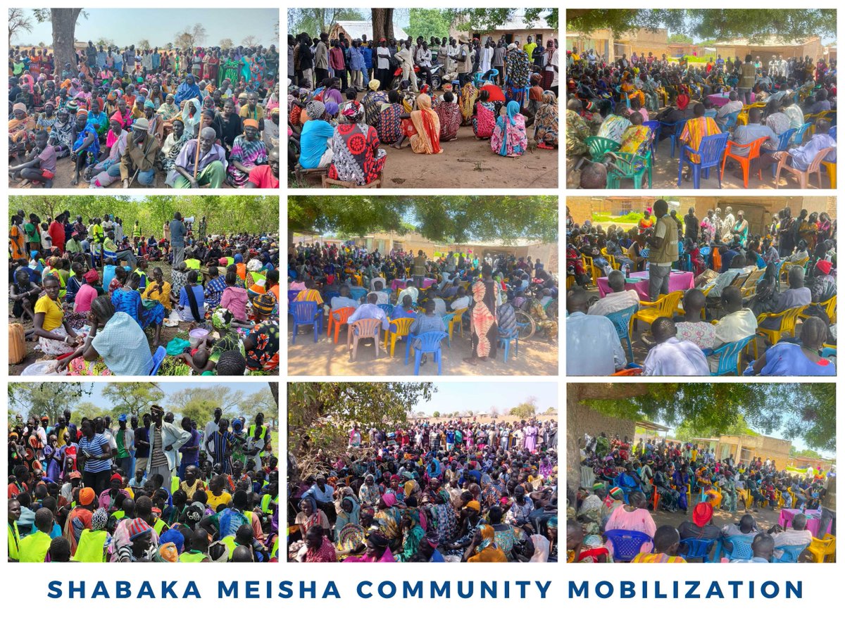 UNOPSSouthSudan's tweet image. 🚀#ProjectUpdate: The Shabaka Maisha Project continues to make strides across 20 counties in #SouthSudan! From engaging stakeholders and training committees to community mobilization for registration — every step brings us closer to empowering lives &amp;amp; strengthening local systems.