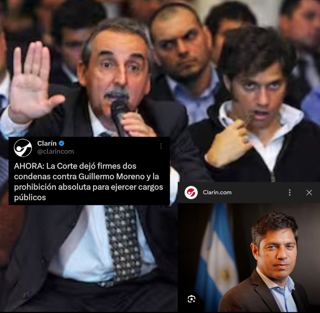 Después de esta simpática foto estas dos personas transitaron caminos muy distintos en su relación con Clarín.
A uno lo condenaron y al otro lo impulsan como presidenciable.

La única verdad es la realidad.