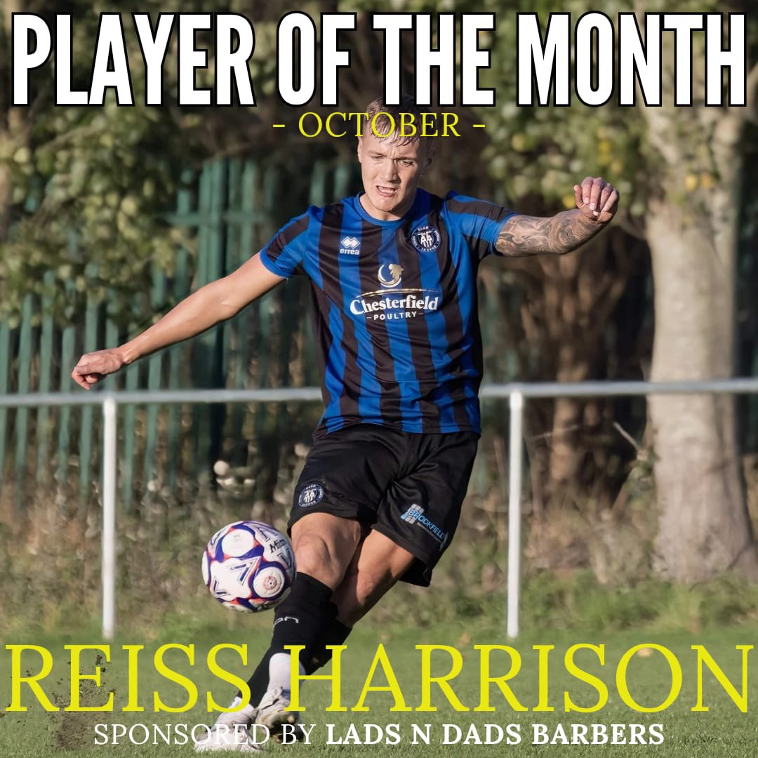 After a very close vote, your October Player of the month…

Reiss Harrison 🙌
Sponsored by Lads n Dads Barbers

#upthecolliery | #ncel