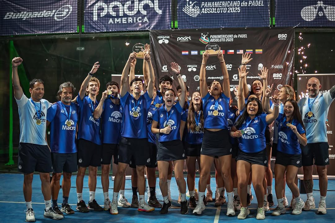 ARGENTINA EN LO MÁS ALTO DE AMÉRICA

Las selecciones de pádel volvieron a demostrar el liderazgo argentino al lograr la medalla de oro y coronarse campeón del Panamericano, tanto en la rama femenina como en la masculina.