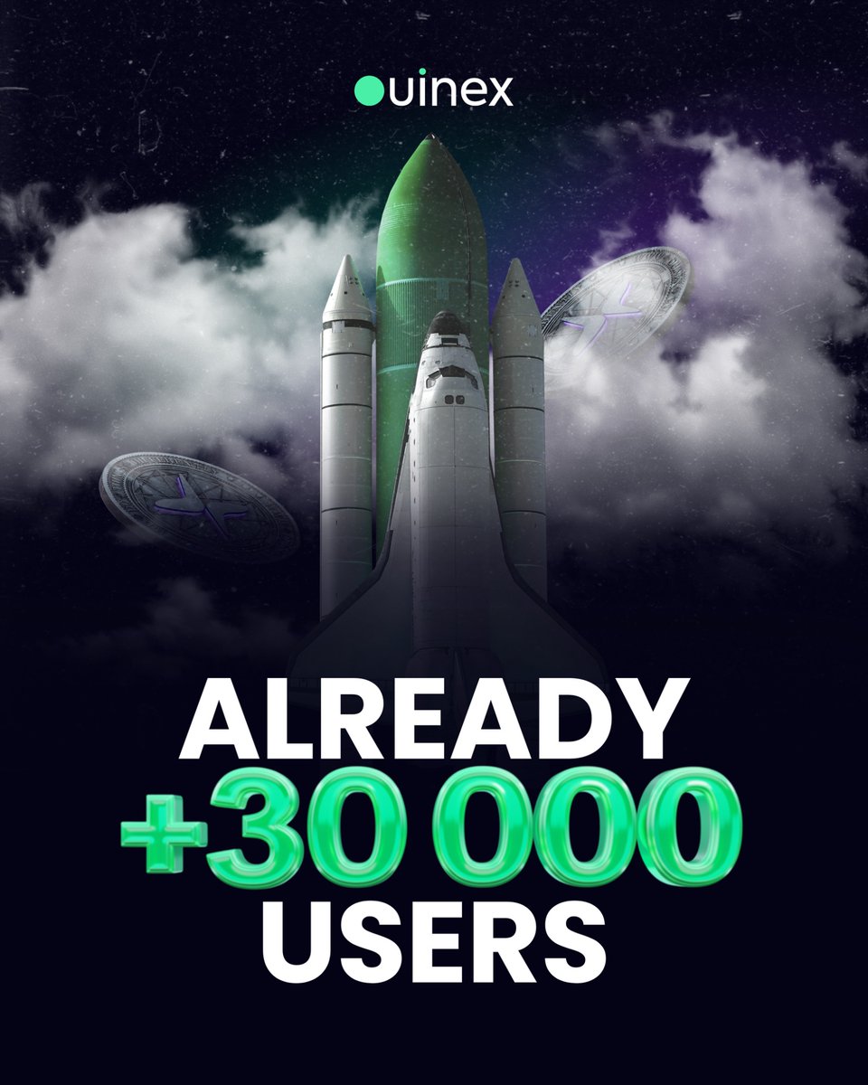 Ouinex's tweet image. Time to celebrate another milestone: 30k+ users have signed up to Ouinex! How&apos;s that for a great start to the weekend?!