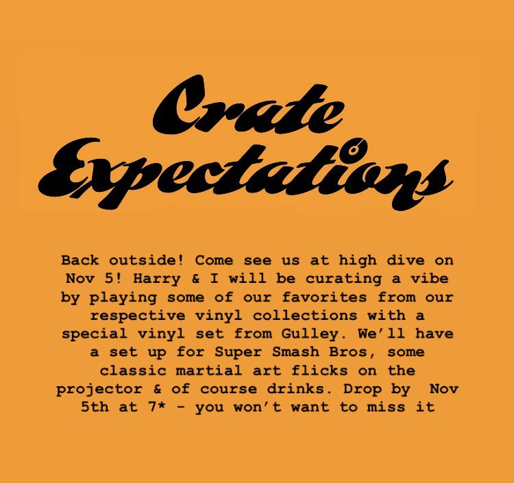 LORDGULLEY's tweet image. See y’all Nov 5th at High Dive! 
With My Brotha @SmokeyNoBandit