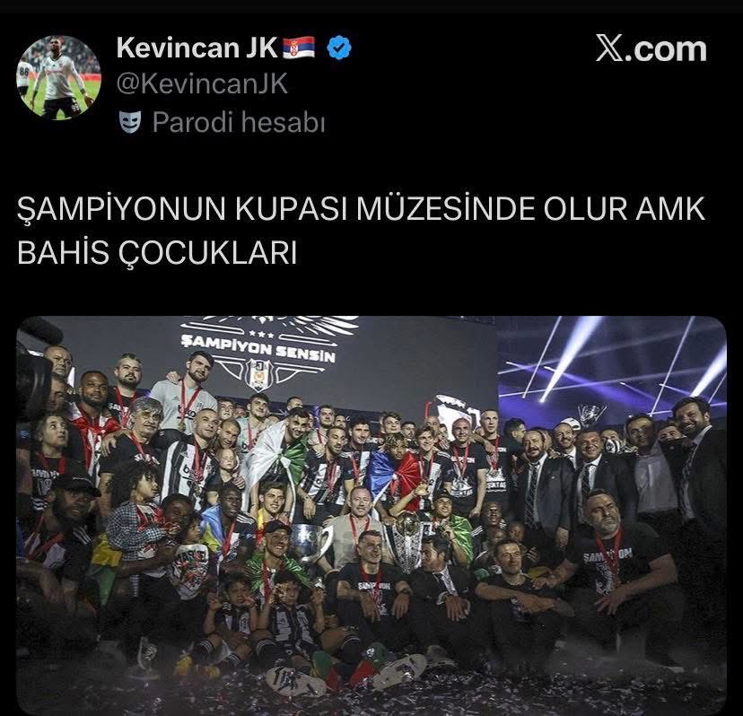 antifbbjk's tweet image. Madem kupa müzede olur, bir daha #yapı mapı diye ağlayan onun bunun çocuğudur ‼️✅