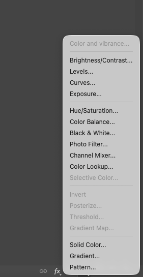 marcosschnaider's tweet photo. Adobe, please put the Solid Color option back where it was, or tell me where I can re-enable it in the settings. @Photoshop @creativecloud @Adobe https://t.co/idJnYJKK9S