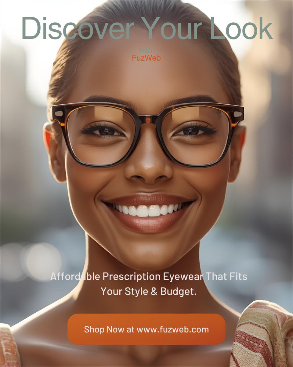 fuzweb's tweet image. 😎 Ready for a face-lift that costs less than brunch?
Meet your new signature frame—only at FuzWeb.com.

#FuzWeb #FrameGameStrong #NewSpecsWhoDis #PrescriptionPerfection #GlassesGlowUp #SeeTheDifference #ShopSmall #EyewearAddict