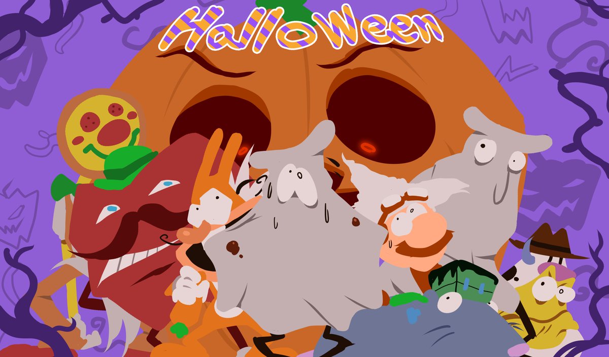 #pizzatower #pizzatowerart #pizzatowerfanart
Day🎃 Happy halloween