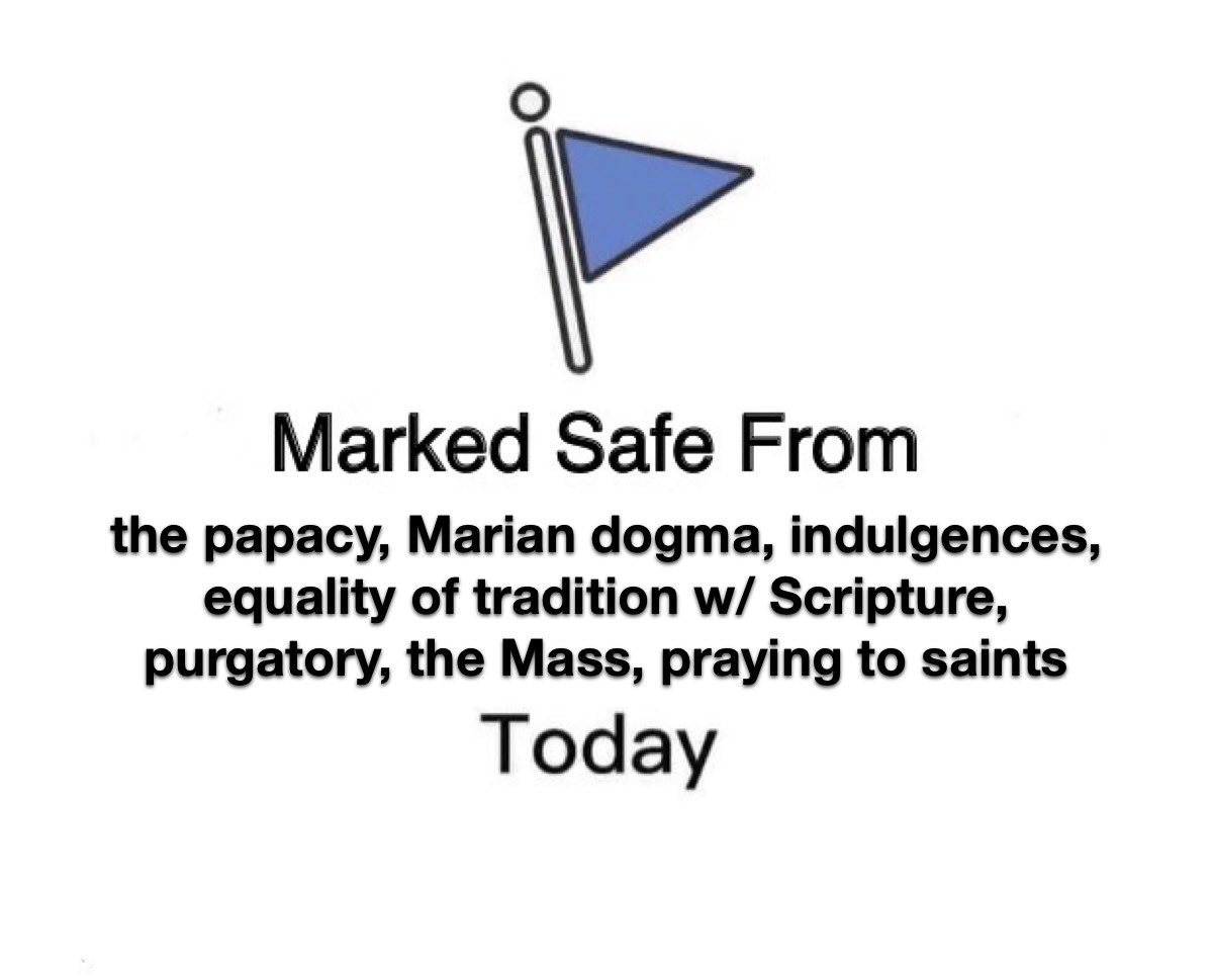 BrokenBeardsman's tweet photo. Happy Reformation Day! 
#SolaGratia #SolaFide #SolusChristus #SolaScriptura #SoliDeoGloria #ReformationDay #SemperReformanda https://t.co/OqIrKBcUwj