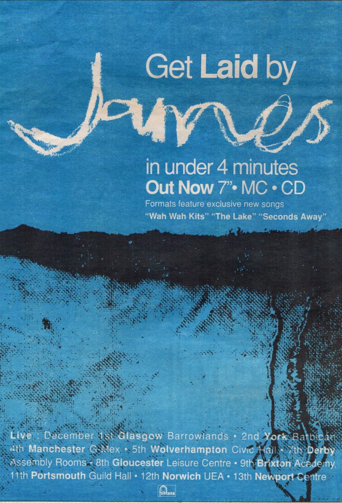 wearejames's tweet photo. Happy birthday to the title track from one of our albums that you may be familiar with...did you sing it along with us on tour this year? Check out the YouTube playlist: https://t.co/zBcWiI1NFK NBL x

#James #Laid #OnThisDay https://t.co/6qFE4cs6dh