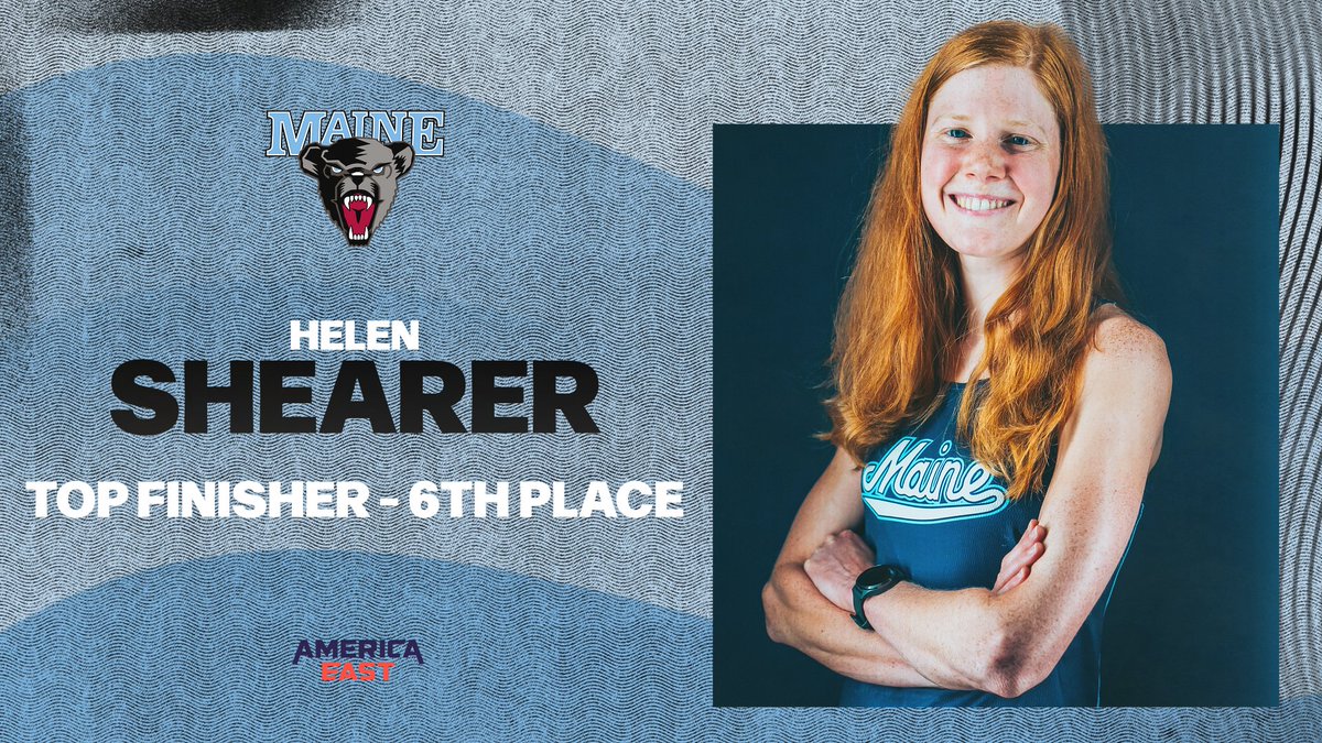 MaineXC's tweet photo. Helen Shearer leads three Black Bears in the top-10 with a sixth place time of 17:42.20 at the America East Championships

#BlackBearNation https://t.co/1qWCpPMtIw