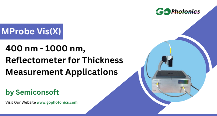 gophotonics's tweet image. The MProbe Vis(X) from Semiconsoft is a Reflectometer with a wavelength of 400 nm - 1000 nm.

Click here to Download the Datasheet ow.ly/HG2250XkOat

#Semiconsoft #reflectometer #thickness #measurement #spectral #resolution #Featured #Products #photonics #INDUSTRY #Insights