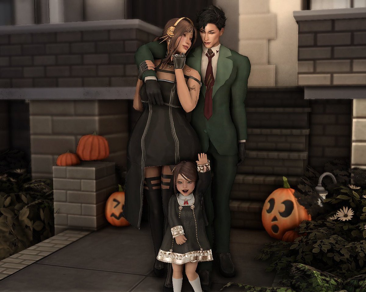 luckygirlsims's tweet photo. happy halloween! <3 https://t.co/vorU7zk15Q