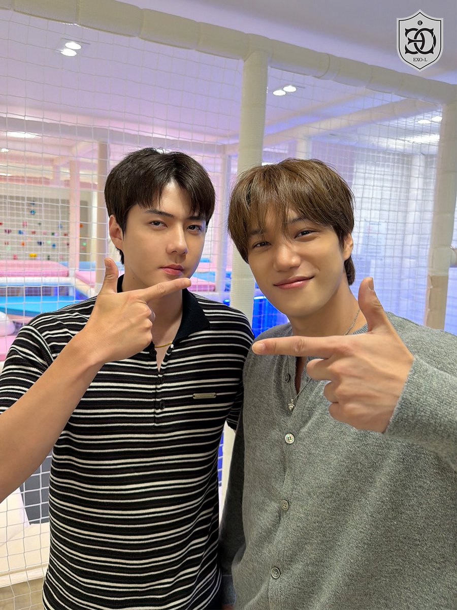 SeHunChile's tweet image. 251031 Actualización de EXO en su cuenta de Weverse con #SEHUN y Kai por su participación en el episodio 5 del programa «콜미베이비 (Call me baby)».

© EXO 

#SEHUNOnCallMeBaby #WeAreOneEXO #EXO #엑소 #EXO_SC #오세훈 #吳世勛 #セフン