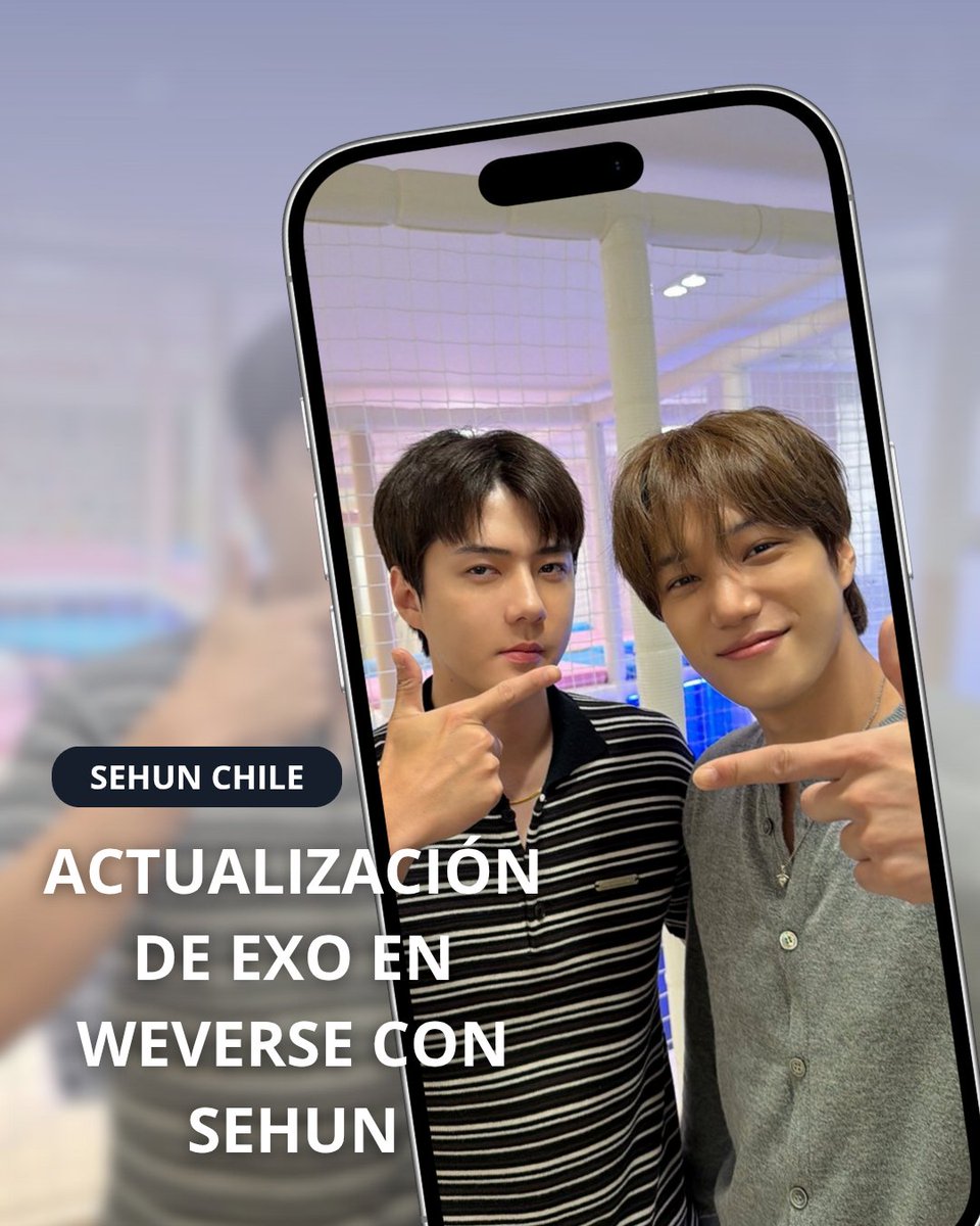 SeHunChile's tweet image. 251031 Actualización de EXO en su cuenta de Weverse con #SEHUN y Kai por su participación en el episodio 5 del programa «콜미베이비 (Call me baby)».

© EXO 

#SEHUNOnCallMeBaby #WeAreOneEXO #EXO #엑소 #EXO_SC #오세훈 #吳世勛 #セフン
