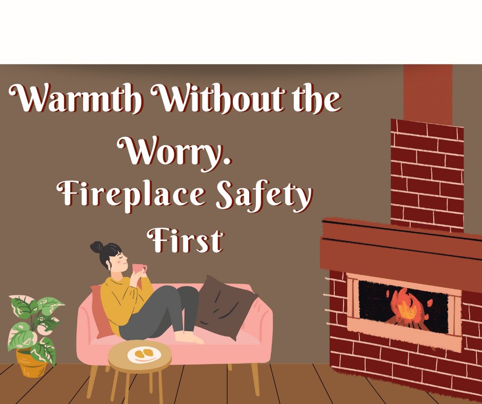 Be sure to have your chimney, fireplace, and woodstove pipes professionally inspected &amp; cleaned annually. Before each use, ensure there are no damages, obstructions, or build-up. Have a sturdy fireplace screen in place to prevent rolling logs and sparks from escaping. #ReadyHoCo