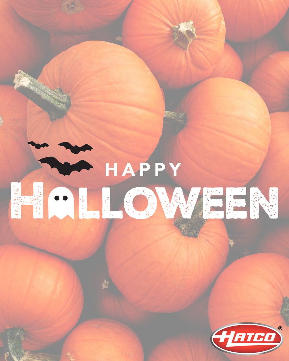 Happy Halloween from Hatco! 🎃 Whether you’re enjoying sweet treats, festive frights, or cozy fall flavors, we're wishing everyone a safe and fang-tastic day! 🦇🕸👻