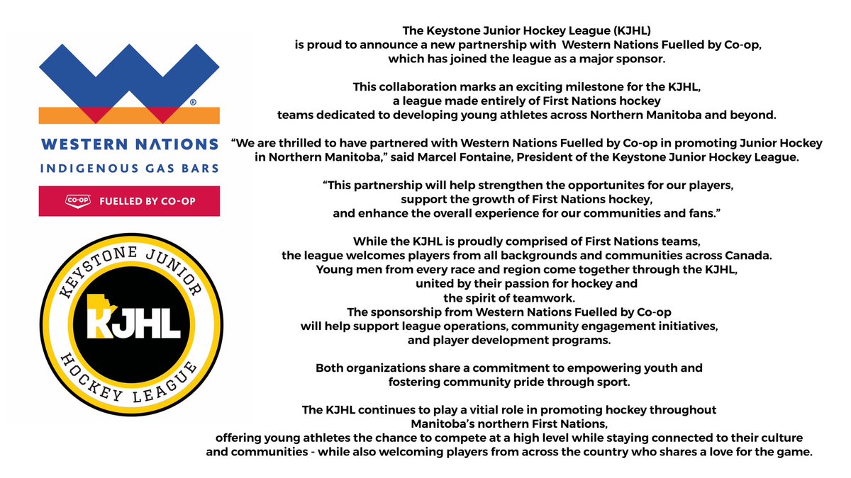 Exciting news for the KJHL league.