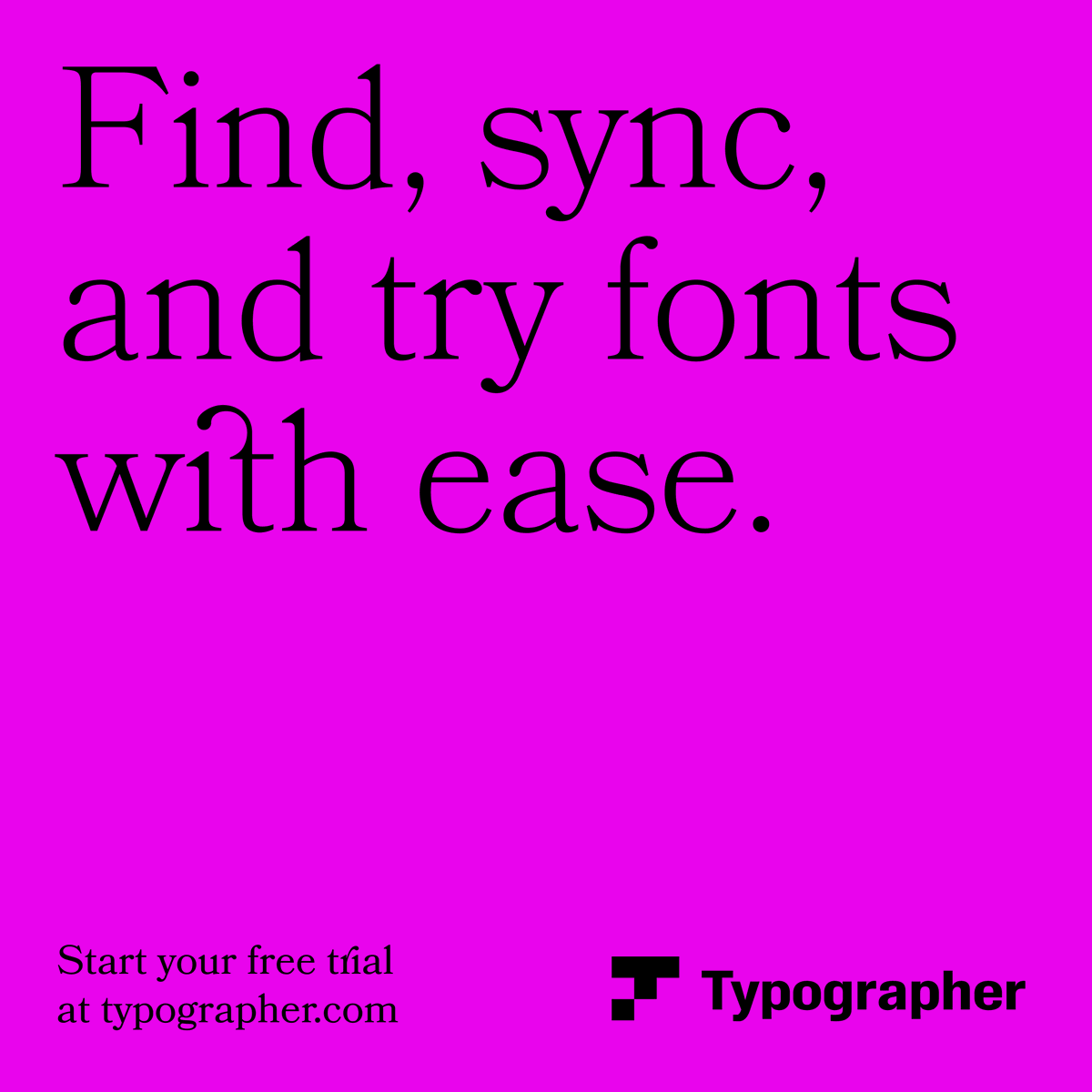 Typographer tweet media