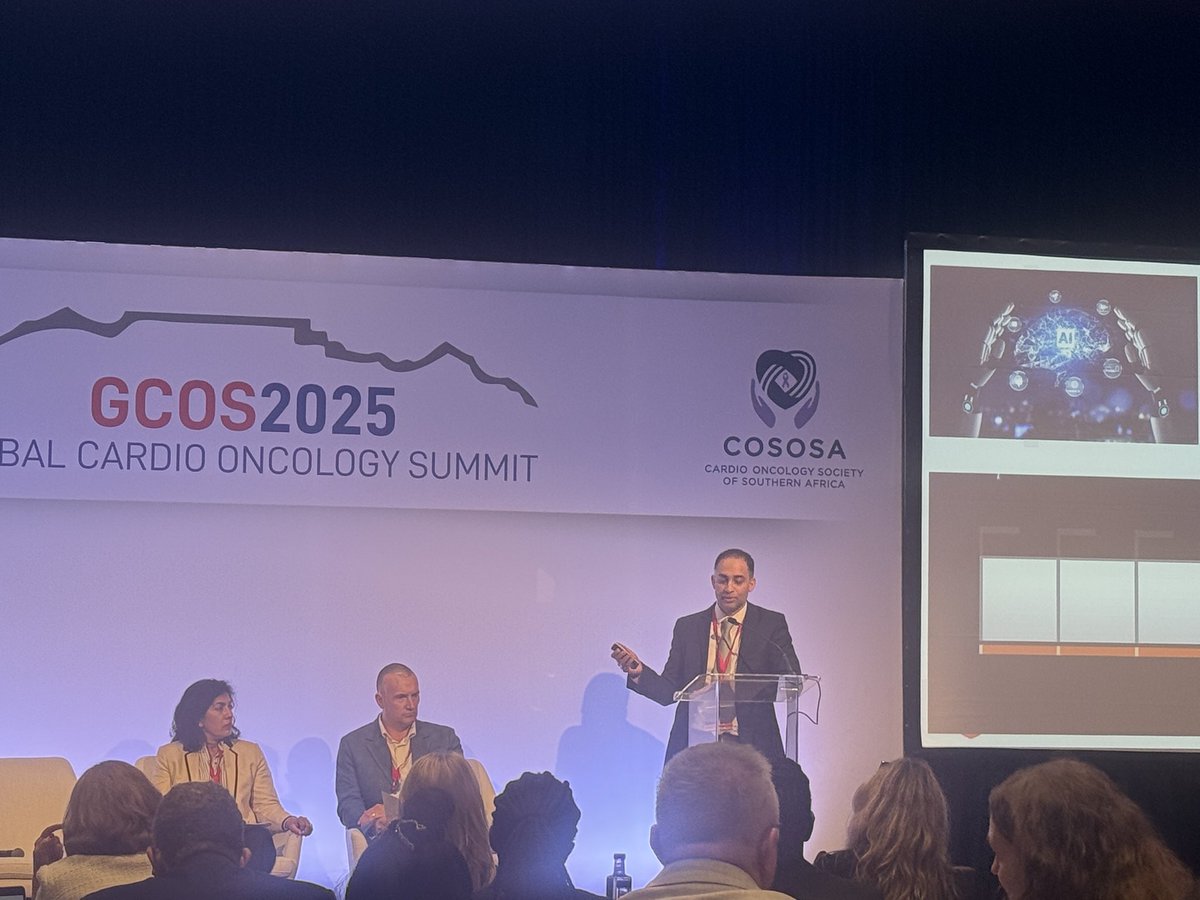 Great talk by <a href="/sohaibnazir/">Sohaib Nazir</a> about Lipid management and Vascular Health in Cancer Survivors #GCOS25 
🔸CV disease is the leading cause of late mortality
🔸Risk score tools underestimate risk in cancer patients
🔸Conventional lipid lowering therapies are safe
#CardioOnc
<a href="/ICOSociety/">International Cardio-Oncology Society</a>