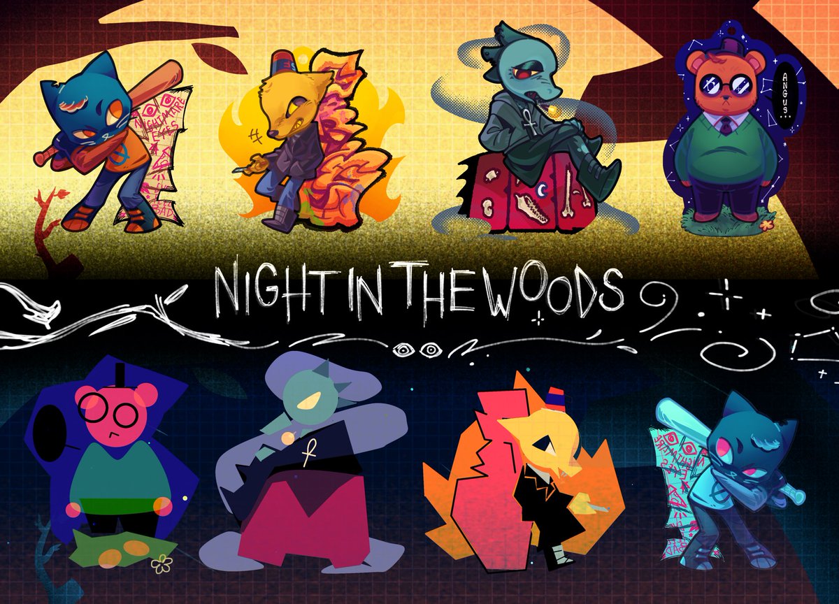 Would you rather Die anywhere else ? 🐈‍⬛🍁

[ #nitw #nightinthewoods  ]