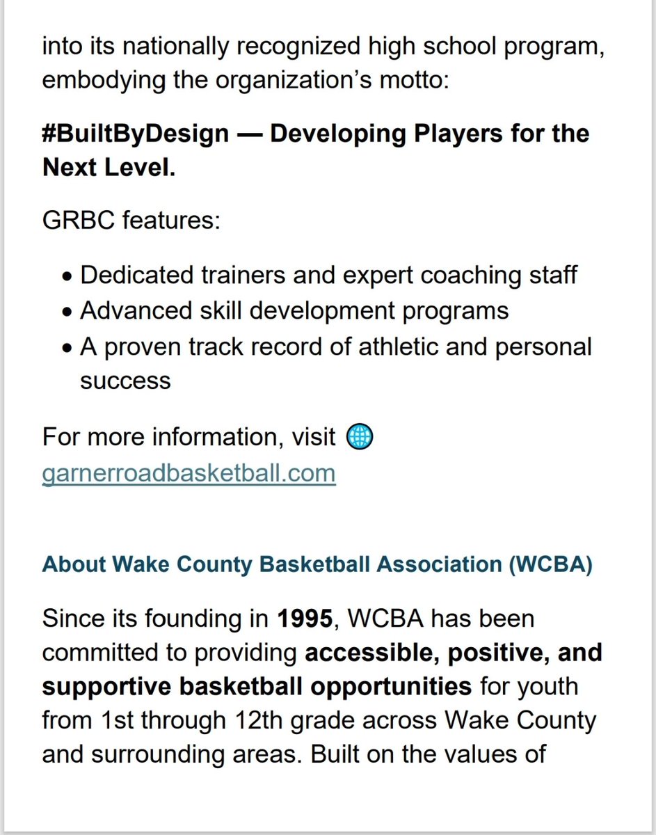 Garner Road Basketball Club - Grassroots tweet media