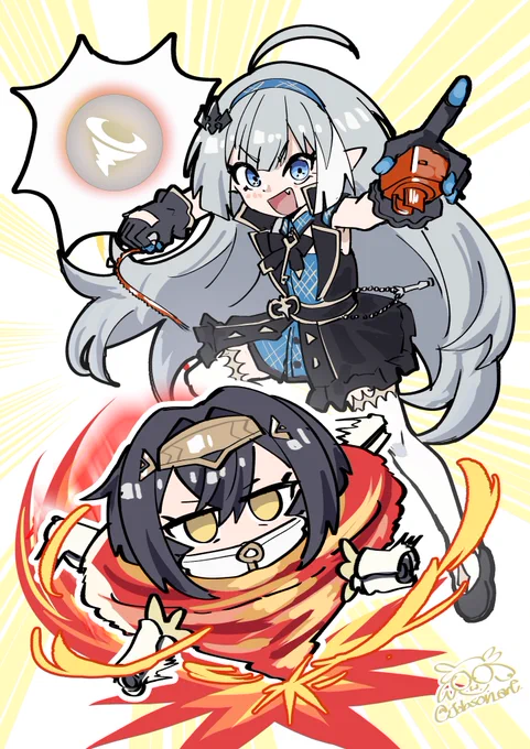 行け!!! コハク!!! 3... 2.... 1... GOOO SHOOT!!!!!! #StellaSora #ステラソラ