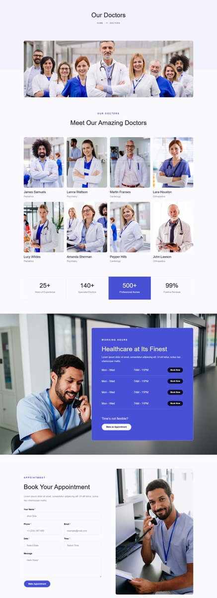 ashiquramir's tweet image. ▶️Doctor's Appointment Booking Website
✒WhatsApp: wa.me/8801308151803
📷Hire Me: fiverr.com/s/Gz1RWZq
#wordpresstutorials #websitedesign #Doctors #Booking #bookings #websitedesign