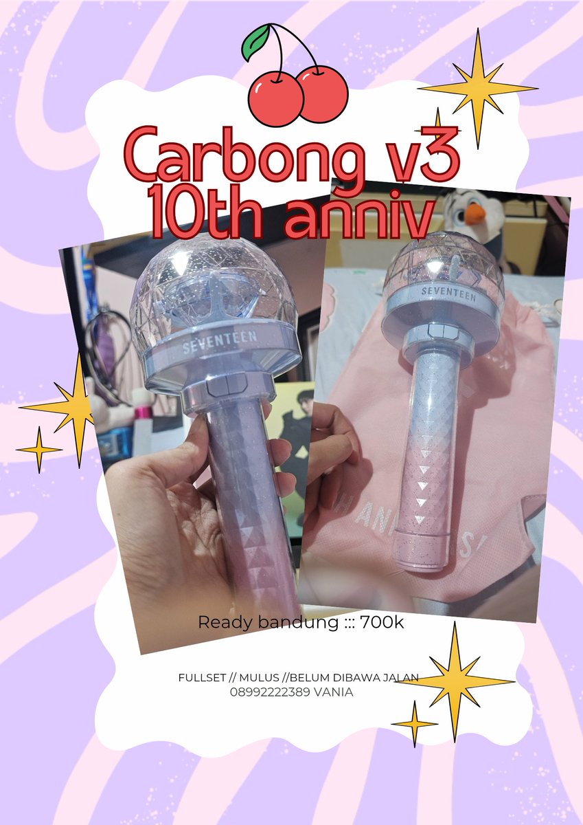 vaniachoi's tweet photo. Wts carbong 10th anniv
Mulus belum dibawa jalan
700k ready bandung
Boleh liat2 dlu https://t.co/qbVVP82ZwI