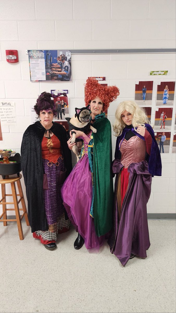 Happy Halloween! From the Sanderson Sisters and Mr. Binx...