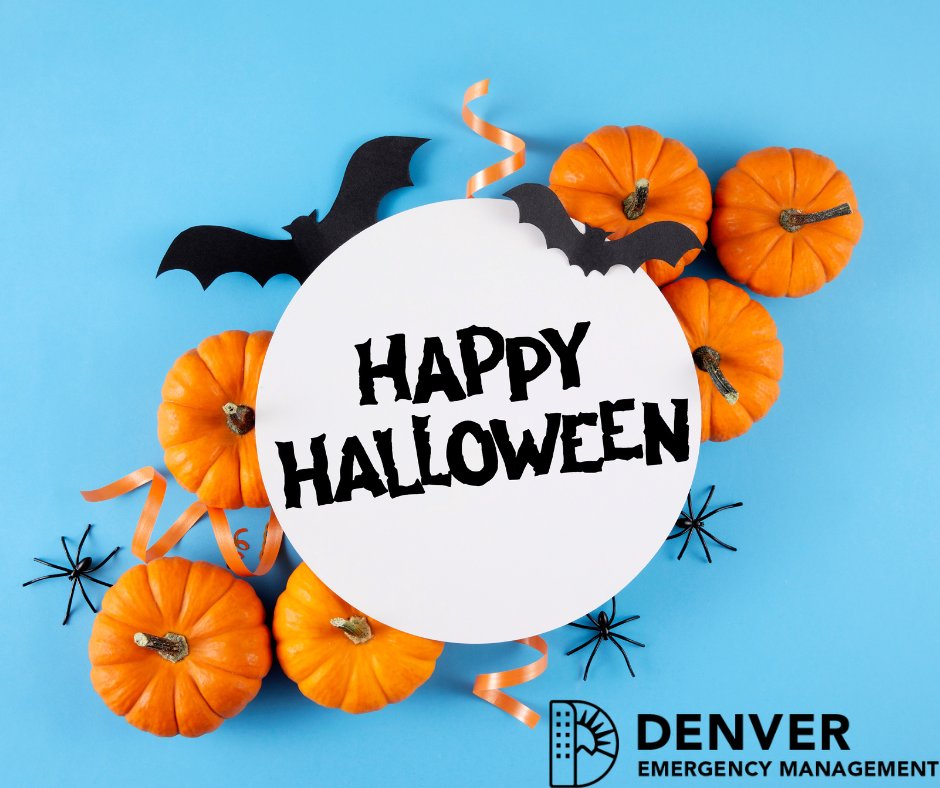 DenverOEM's tweet image. Fun fact: Emergencies don’t take a night off. So while you’re checking for fake blood and plastic fangs, take 10 minutes to check:

✔️ Your smoke alarm
✔️ Your emergency contacts
✔️ Your flashlight batteries

Because real fear isn’t ghosts.
It’s not being ready.

#HalloweenReady