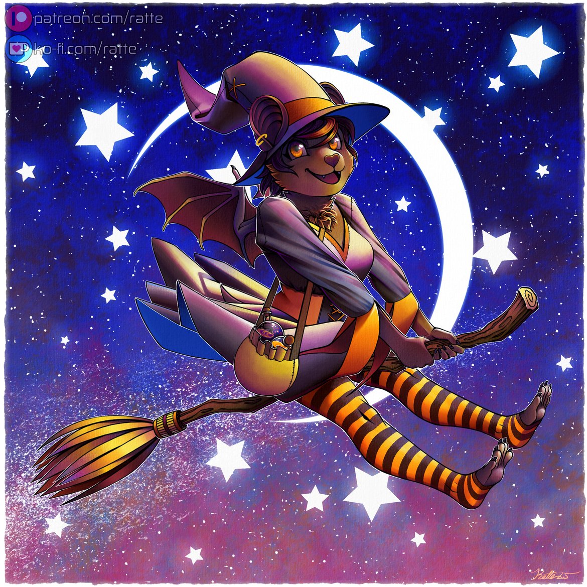 Better check that candy - patreon.com/posts/142443212

prints available: inprnt.com/gallery/silasa…

Please support my work so I can afford existing!: patreon.com/ratte / ko-fi.com/ratte

#art #furryartist #Halloween