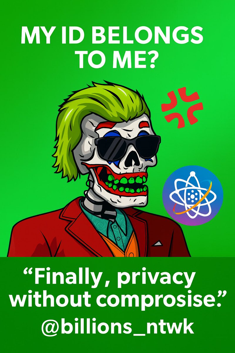 Erfan_arshiyan's tweet image. 🚀 Why hand over your identity when you can OWN it?
With @billions_ntwk your ID belongs to YOU — privacy without compromise.
#Web3 #ZKProofs #Crypto