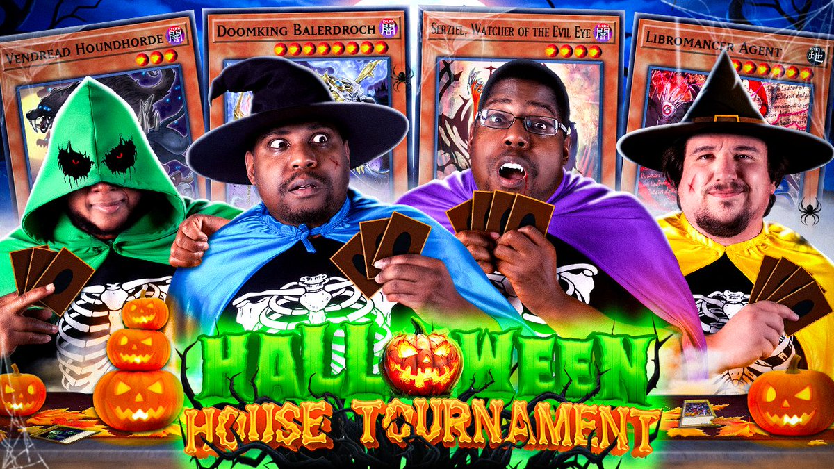 TeamAPS's tweet photo. Happy Halloween! We invited our friends to join us for a spooky, scary Halloween themed Yu-Gi-Oh house tournament! And we played with Genesys format! 🎃
https://t.co/halPfjtEbN https://t.co/Vs5FJKnWWk