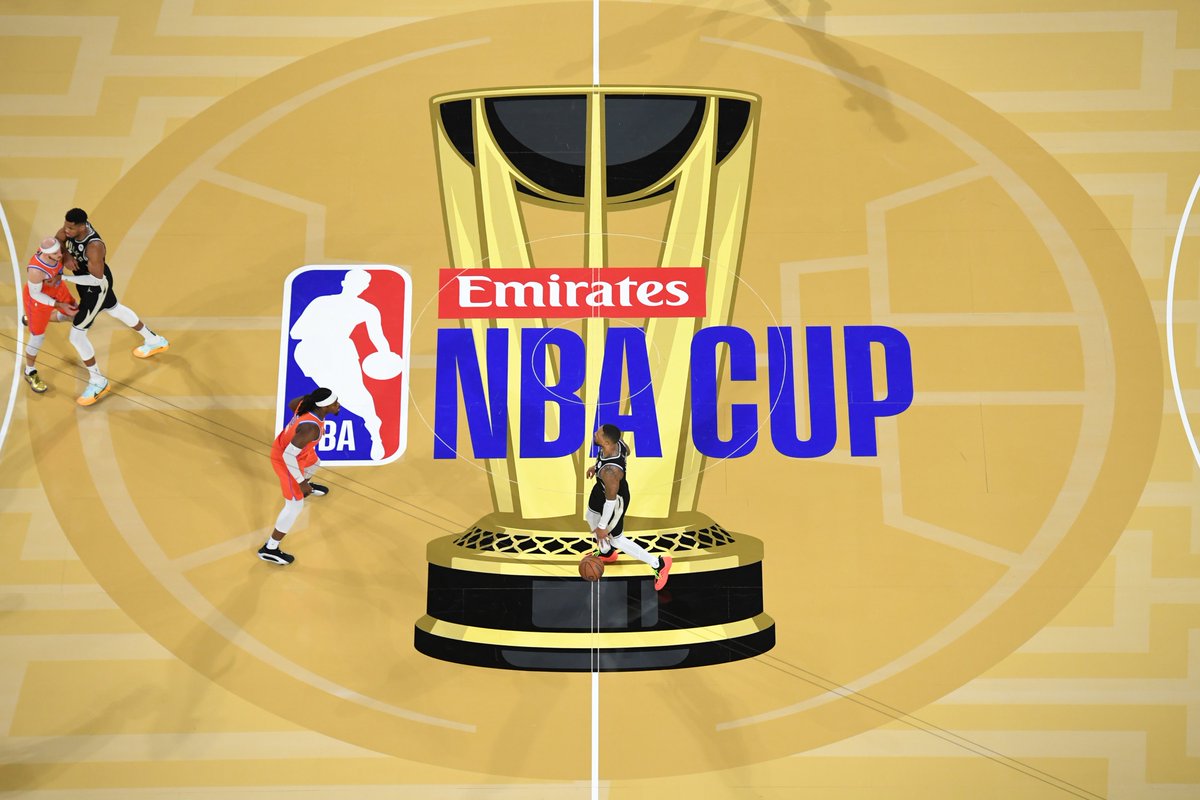 The 3rd annual NBA Cup has arrived and begins with an eight-game slate! 

Previous winners:
2023-24: LA Lakers
2024-25: MIL Bucks

<a href="/SamConnon/">Sam Connon</a> breaks down all of the information about the NBA Cup 👇