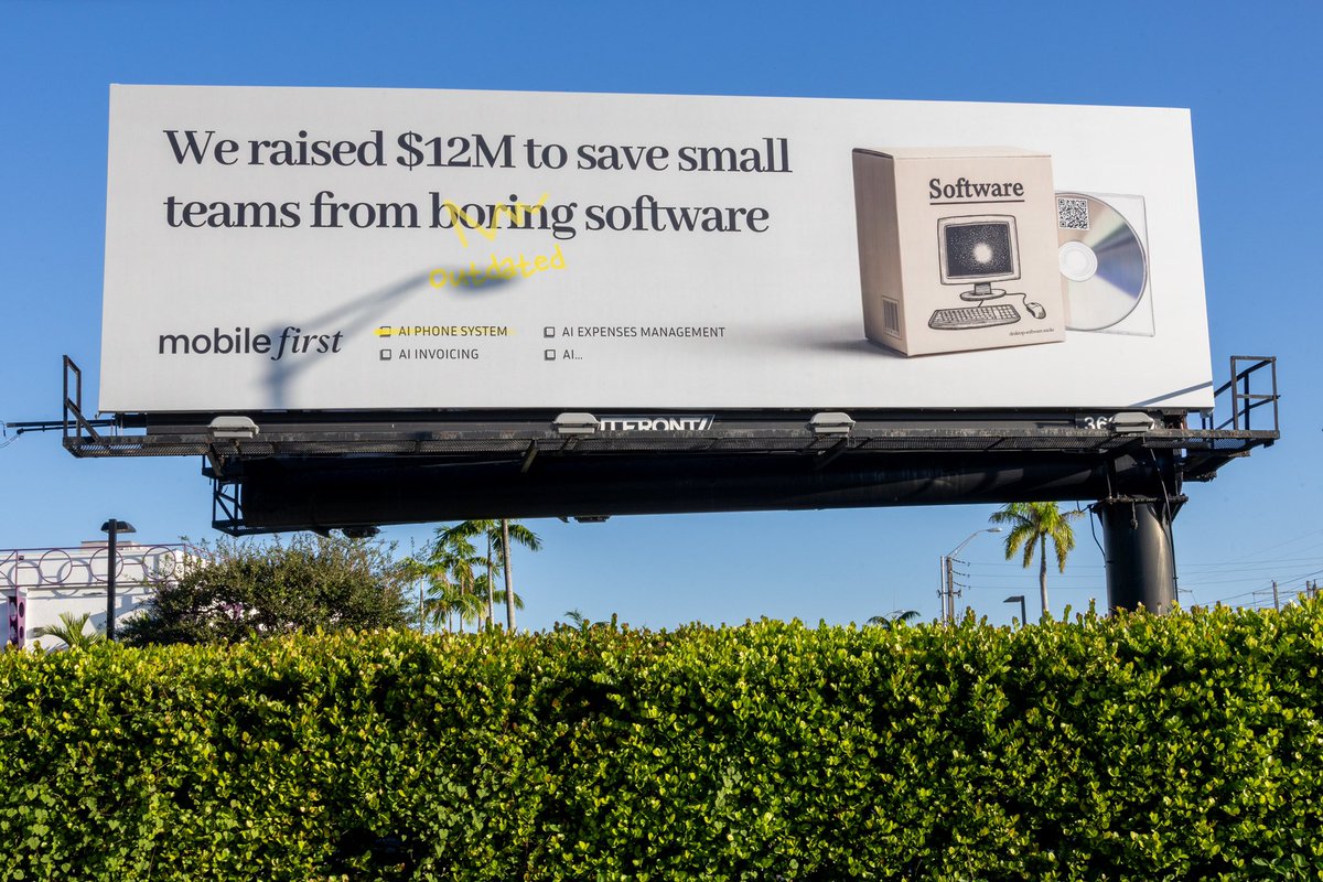 Super proud of The Mobile-First Company team 🙌 (<a href="/mobilefirstco/">The Mobile-First Company</a>)

They just raised $12M to tackle something that really resonates with me: those old business software tools, super expensive, that aren't at all made for small businesses.

I work with them regularly, and we see the