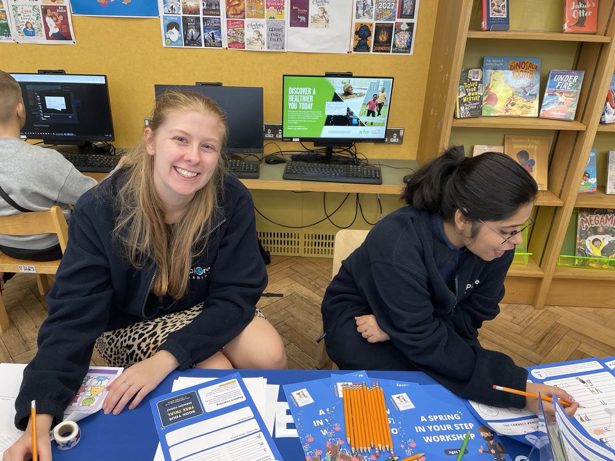 GreenwichLibs's tweet image. Today at #PlumsteadLibrary we had a workshop with Explore Learning. 
A well attended session; ‘Handwriting Zoo’ to help children with holding their pencil and improve writing speed. 
It was a playful session using animal pictures to guide the children through process. 🐒