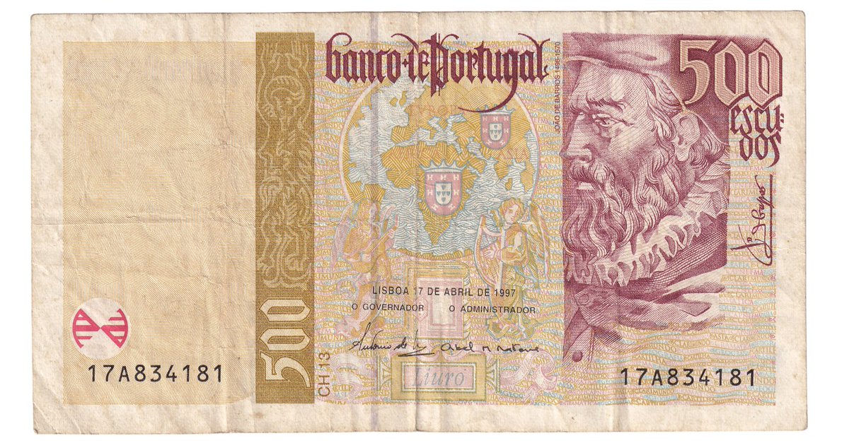 MansbridgeCoins's tweet image. 1997 Portugal 500 Escudos Banknote – 13th Print – P#187a

Starting Price: £5.00

Currently at 7-day auction — bid before it&apos;s gone!

📦 £3.00 UK shipping
🌍 Secure international delivery
🔗 ebay.co.uk/str/mansbridge…

#Banknotes #MansbridgeCoins #BanknoteCollector…