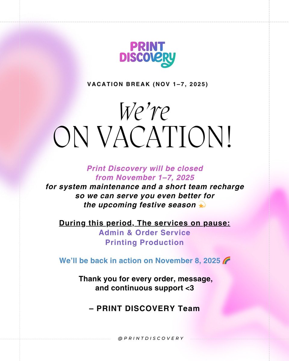 PRINT DISCOVERY tweet media