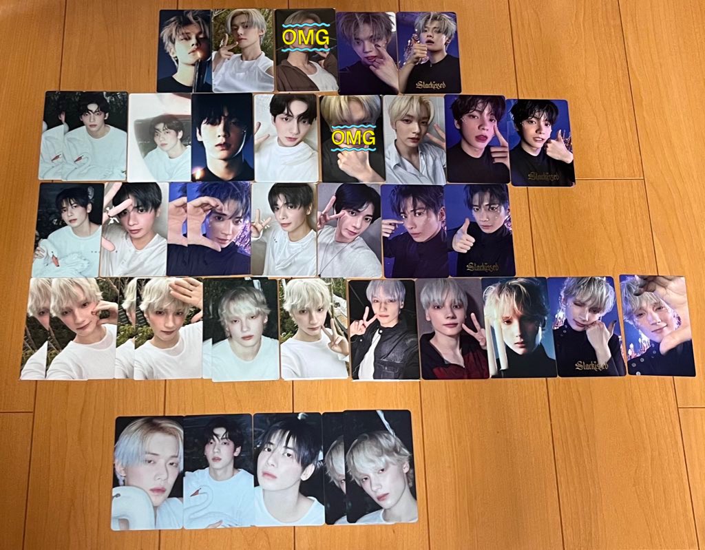 wariwariparty's tweet photo. #txt交換 txt starkissed
【譲】1枚目 ヨンジュン スビン テヒョン
        ヒュニンカイ
        未使用シリアル
【求】2,3枚目 ボムギュ💖
n:1可能ですのでご提示お願い致します🙇🏻‍♀️シリアルとの交換の場合は枚数ご提示お願い致します🙇🏻‍♀️ https://t.co/OwDRrFrckM