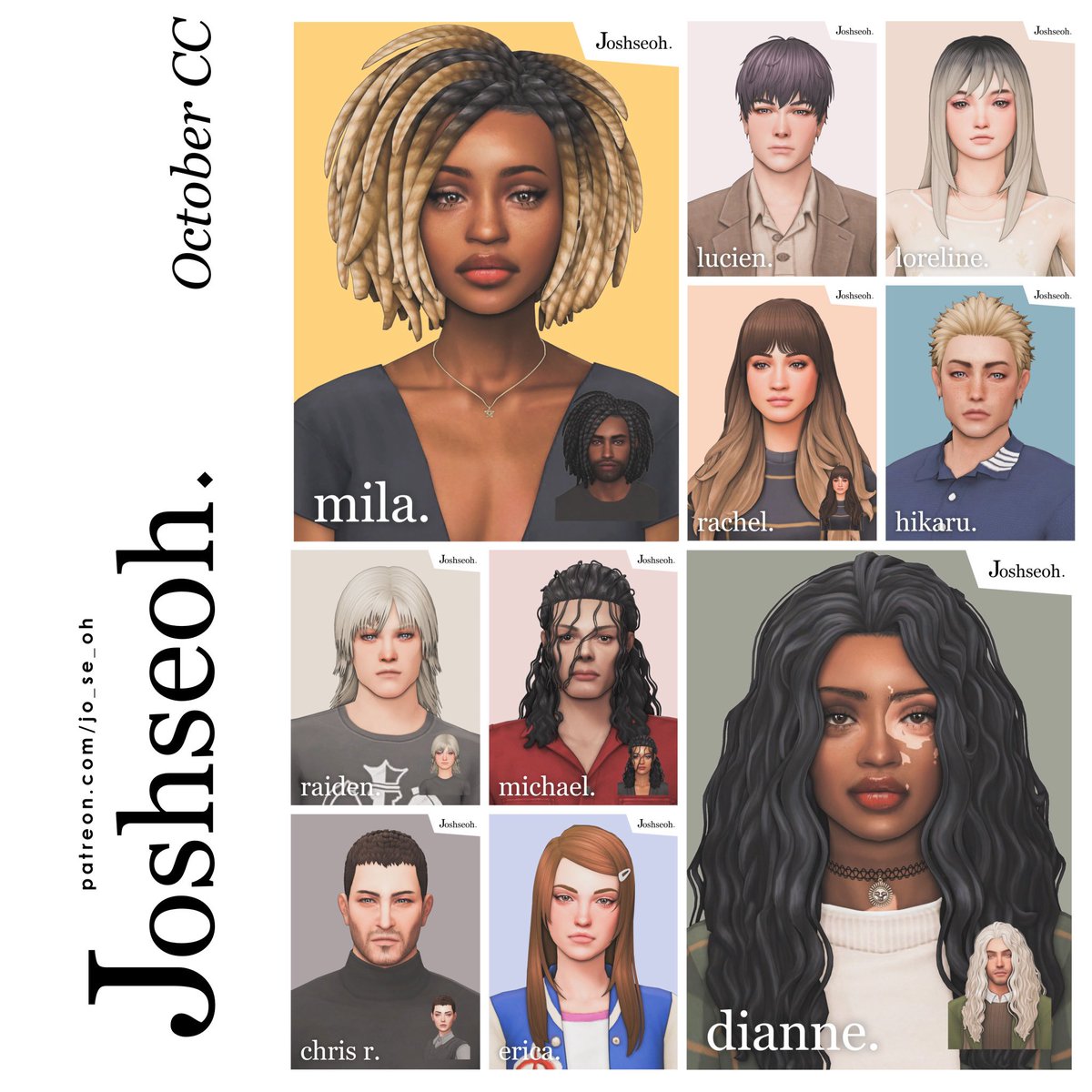 All CC released this month✨

Find them all on my patreon #TheSims4