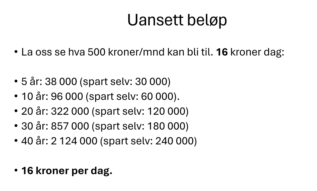 Et_smartere_liv's tweet photo. Rentes-#rente er faen meg sjukt ass.

Start #sparing i fuckings går! Tror du skal finne det du trenger i festa innlegg.

(Utklipp fra Blå Kors-kurset)

#Fintwit https://t.co/wEmIZ3EoJ3
