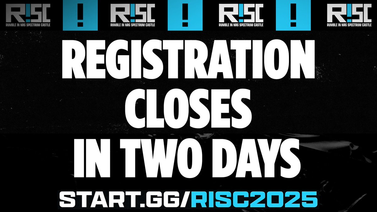 nothing's scarier than missing your chance to compete at #RISC2025 🎃👻

competitor registration ends sunday night, don't sleep!

info below 👇