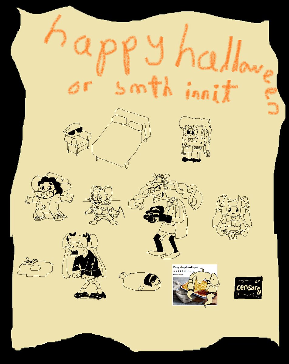 Halloween has come, and one of our contributors, somethingfarworseinthehorizon, doodled the Fright Night Festival participants in their… costumes?

Be sure to tune in tonight for more spooky art, scary stories, mesmerizing music and so much more!