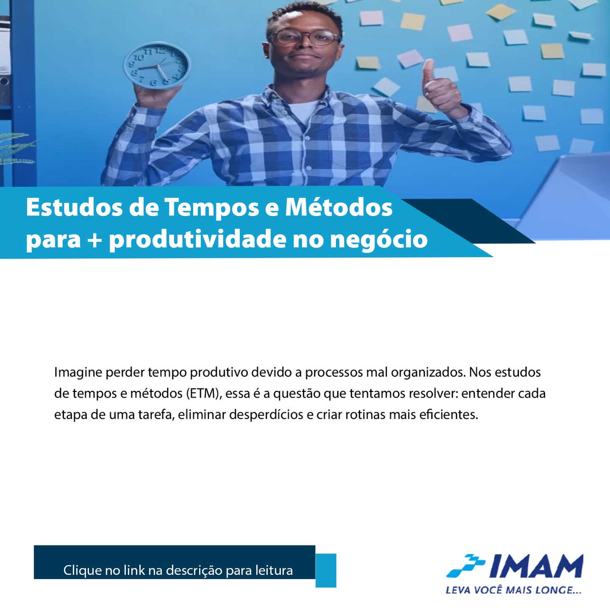 IMAM_LOGISTICA's tweet image. No artigo “Estudos de Tempos e Métodos para + produtividade no negócio”, publicado no blog da IMAM, descobrimos como essa metodologia torna-se uma poderosa aliada...

blog.imam.com.br/estudos-de-tem…

#imam #grupoimam #blog #artigo #metodos #estudos