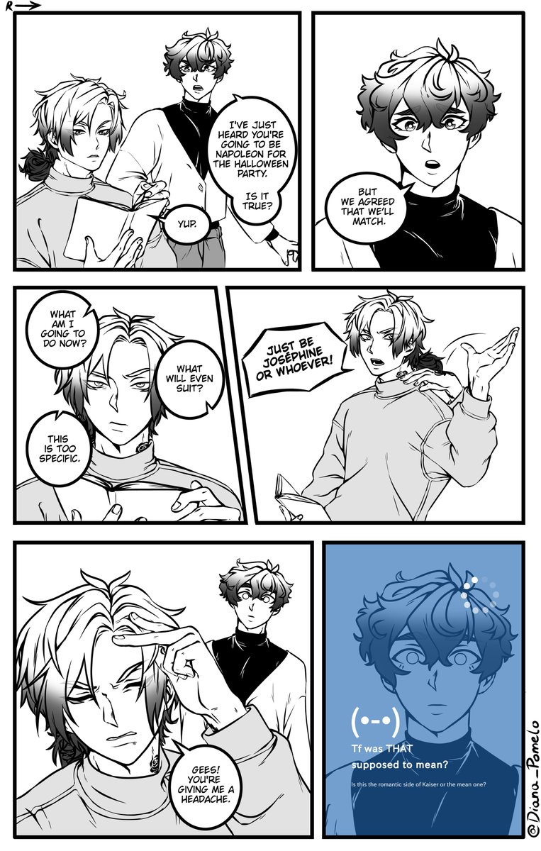 Diana_Pomelo's tweet image. One would expect a quicker realization from a person versed in the subject of Bonaparte.
#kainess #kins